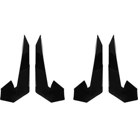 4-teiliges Set mit Aufklebern für Frontstoßstangenlippenspoiler (Duckbill-Spoiler), passend für Type-R Modelle der 10. Generation (2019-2021).
