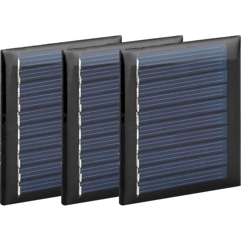3er-Set 0,3 W 5 V Mini-Polykristallin-Silizium-Solarmodul für DIY-Projekte und Spielzeug (1/5)