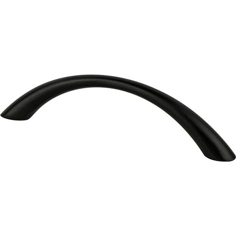 Poignée contemporain entraxe 64mm zamak finition laqué noir - CADAP - 00450/10S (1/2)