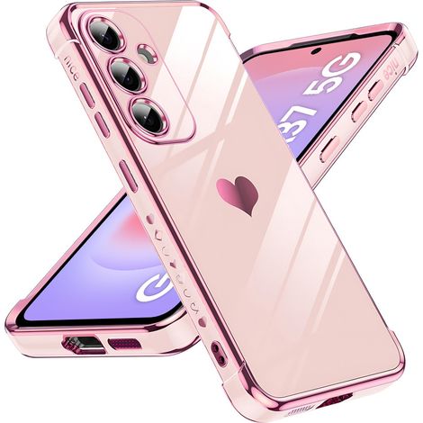 Coque pour Samsung Galaxy A37 5G, Electro Heart, rose (1/5)