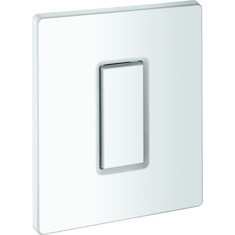 GROHE Placa de cubierta 42377 con pulsador blanco alpino, 42377SH0