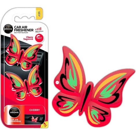 Désodorisant AROMA FANCY SHAPES BUTTERFLY Cerise