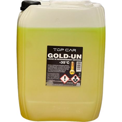 Topcar – Liquide de refroidissement universel -35°C pour moteurs à injection directe – Protection contre la corrosion – Bidon de 20 litres – EX35020OC
