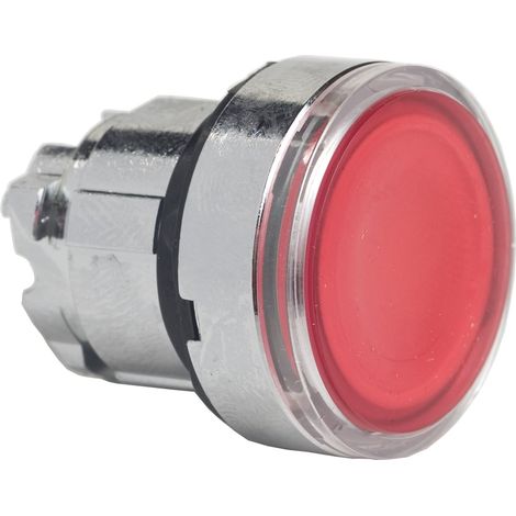 Testa pulsante luminoso Ø22 - rosso - ZB4BH043