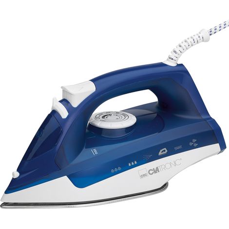 Clatronic DB 3704 Plancha de Vapor Blanco Azul 2200W (1/5)