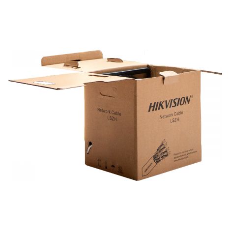Hikvision cavo ethernet rete eca 5e U/UTP LSZH matassa RJ45 LAN internet - DS-1LN5EUSL5/White 305 Mt