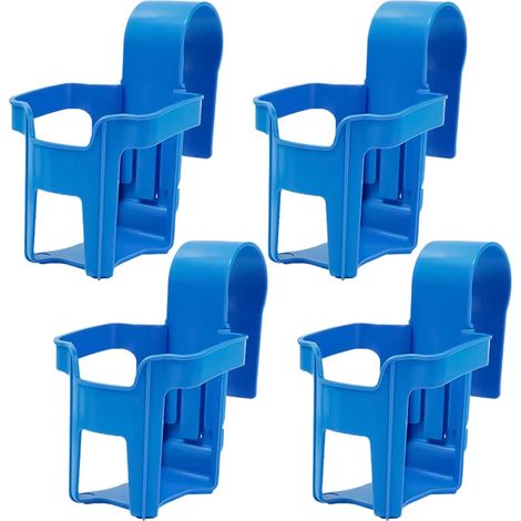 Swimming Pool Water Cup Holder - Set of 1/4 Drink Storage Shelves for Above-Ground Pools