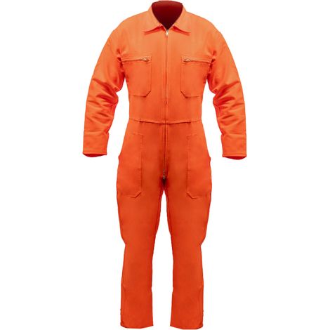 Combinaison de travail zippé zip 100% coton Taille - 52-54 (1/5)