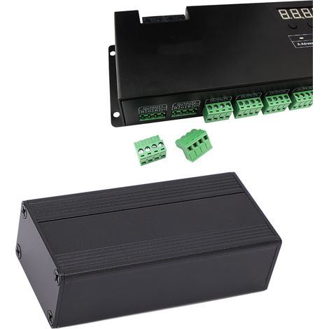 254080 mm Noir sable / avec boîtier plat en alliage d'aluminium, boîtier profilé en aluminium, circuit imprimé, boîtier en aluminium (1/5)