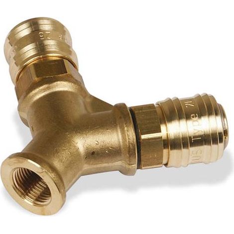 Conector distribuidor Y de dos vías 3/8 pulgadas 2 vías 3/8"