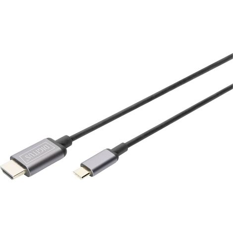 Digitus Cable adattatore de video USB-C™ - HDMI®, UHD 4K / 30 Hz (1/5)