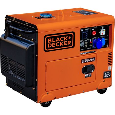 BXGND5300E Generador Diésel Monofásico 5,3 kW Black+Decker (1/5)