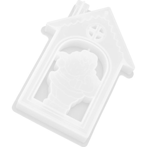 Moule en Silicone Souple pour Création de Dominos Bonhomme de Neige en Résine - DIY Décorations (1/5)