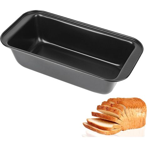 Moule à cake en acier antiadhésif,moule à gâteau,25.5 CM Rectangulaire Moule Pain Avec Revêtement Antiadhésif Moule a Cake pour La Cuisson au Four (1/5)