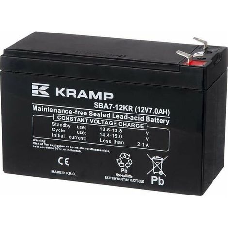 1 Pièce Batterie 12 V 7 Ah - Technologie AGM - Pour Motos Et Équipements Photo - Dimensions 151 x 65 x 94 mm (1/3)