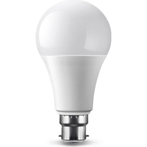 Ampoules LED à baïonnette B22, 9 watts, lumière blanche froide 5000K, non dimmable, paquet de 4. (1/5)