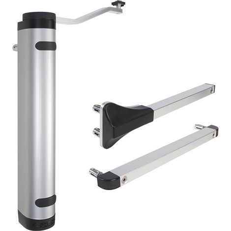 LOCINOX Torschließer VERTICLOSE-2 Aluminium eloxiert silber RetrofitÖffnungswinkel 90/180 ° Torbreite max. 1,5 m Zyklen 500000