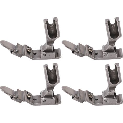 4 Pcs Patte de Bordeur Réglable Inoxydable Pied Presseur pour Machine à Coudre Industrielle Universelle (1/5)