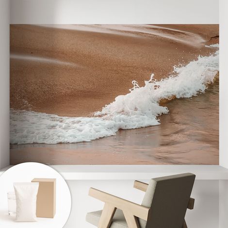 Papier peint intissé mural avec colle pour salon et chambre Décoration murale rapide - Colle incluse gratuite Brise marine 104x70 cm (1/5)