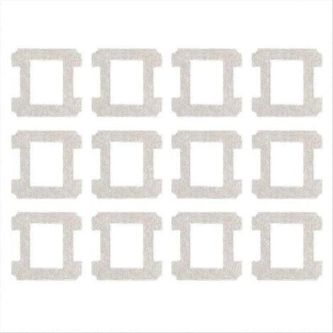 Accessoires et pièces de rechange compatibles avec les robots nettoyeurs de vitres W2 Pro et W2 Omni : chiffons, éponges et tampons (lot de 12). (1/5)
