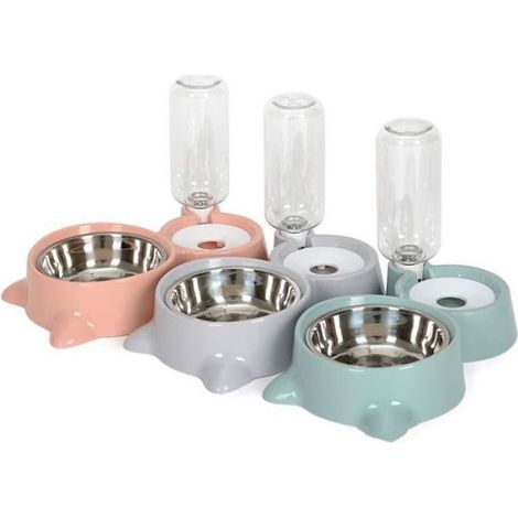 Abreuvoir Automatique - Bol Acier Inoxydable - Pour Chats Et Petits Chiens - Distribution Continue D'eau - 2,5 L (1/3)