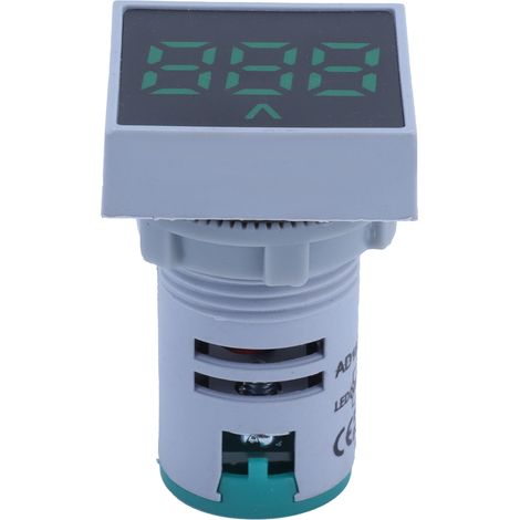 Digitale Spannungsanzeige AD16-22FSV mit mattierter Frontplatte, 60–500 V AC, Grün (1/5)
