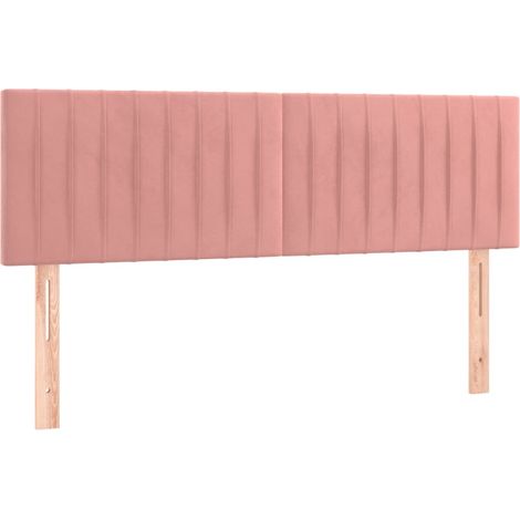Têtes de lit Rose 144 x 5 x 78/88 cm Velours (1/5)