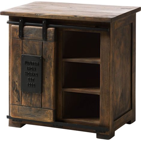 Kommode Mango 70x45x70 braun lackiert RAILWAY 424 (1/3)