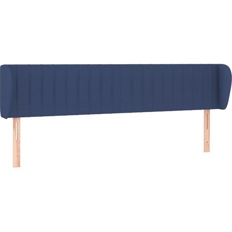 Maison Exclusive - Cabecero de tela azul 183x23x78/88 cm (1/5)