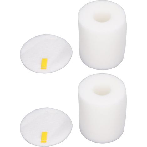 2er-Pack Ersatzfilter aus Baumwolle für Shark Staubsauger der Modelle NV500, NV501, NV502, NV503, NV505, NV510, NV520, UV560 und XFF500 (1/5)