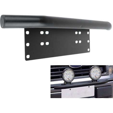 (Exklusiv in Mexiko erhältlich) Zusatzscheinwerferhalterung für Pkw, Offroad-Umbau, Rahmen aus Aluminiumlegierung, Nebelscheinwerferhalterung, Kennzeichenbeleuchtungshalterung, Scheinwerfer (1/5)