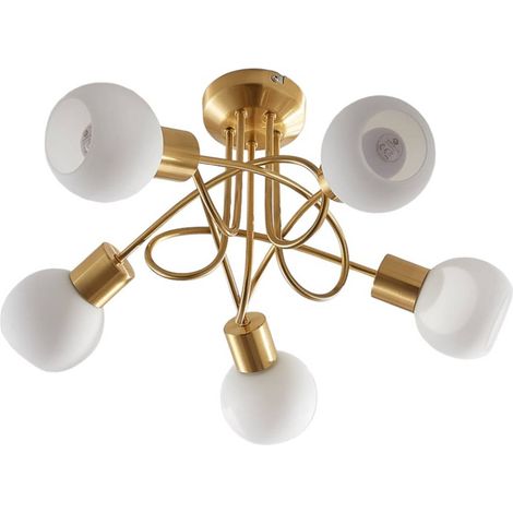 Ceiling Lightdimmable 'Elaina' made of Glass for Living Room & Dining Room