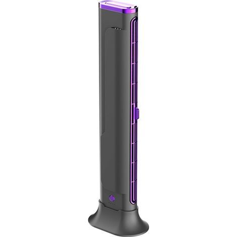 Climatiseur Portable Bureau - Silencieux Rechargeable Compact - Sans pales 3 vitesses sous écran -Espace travail maison -Blanc cassé (1/2)