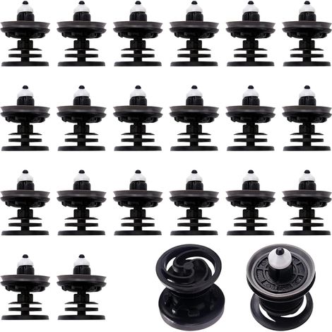 20 Pièces Clips de Fixation de Panneaux de Porte, 7l6868243 Clips de Fixation pour Voiture, pour VW Golf 5 6 7 T4 T5 Passat Polo Skoda Caddy Audi A4 A5 A6, Agrafe Panneau de Porte (1/5)