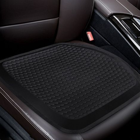 Gel Coussin, antidérapant Auto Rehausseur Universel Comfort Respirant Coussin pour Chaise de bureau à Assise Lavable Steißbeinkissen(Noir) (1/5)