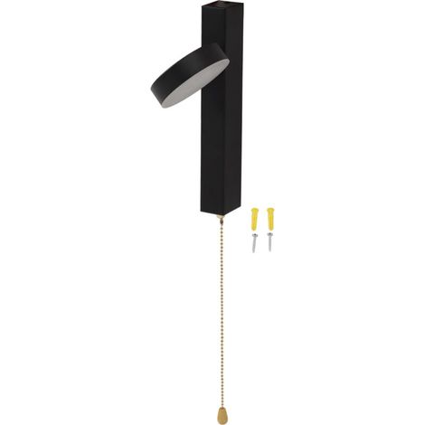Jeffergarden Appliques murales LED 3 Modes de couleur Style moderne Aluminium Pull Chain Switch Appliques murales modernes pour escalier de chambre 85 à 265V (1/5)