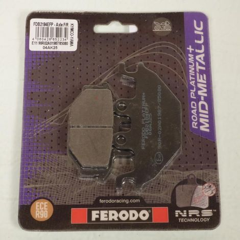 Bremsbelag Ferodo für Quad Sym 250 Quadlander 2005 bis 2007 vorne (1/3)