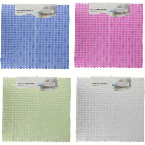 Cleafe - Tappeto Tappetino Antiscivolo Per Vasca Da Bagno Doccia Colorato 51x53 Cm 59640 - (1/2)