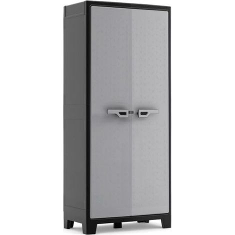 armadio alto keter "titan" in resina grigio 80x44x182 cm (1/10)