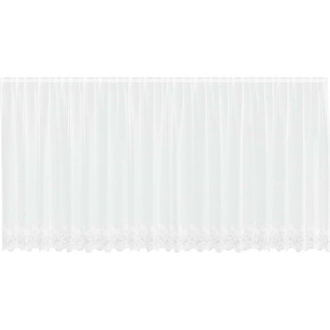 Maison Exclusive - Tenda in Pizzo con tende Bianco 140 x 500 cm Poliestere