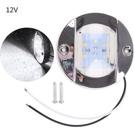 Lampe LED 12/24 V pour tableau arrière de bateau ou yacht, éclairage de courtoisie pour cabine et pont. (1/4)