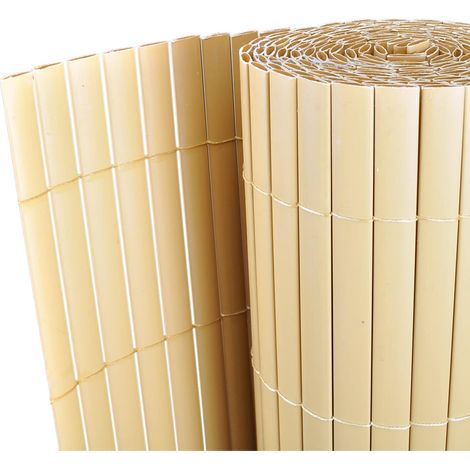 Zaunpaneele Gelb PVC vidaXL