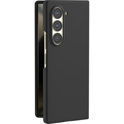 Funda rígida de policarbonato para Samsung Galaxy Z Fold6 5G, color negro. (1/5)
