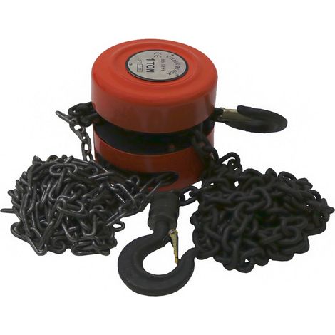 Oypla 1 Ton Chain Lifting Block & Tackle Hoist Heavy Duty Load (1/5)
