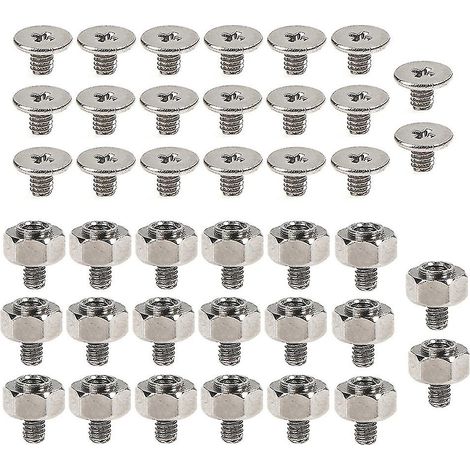 Kit de 20 vis M.2 SSD avec entretoise et écrou hexagonal pour carte mère SSD M.2 A-sus, couleur argent, pour ordinateur portable. (1/4)