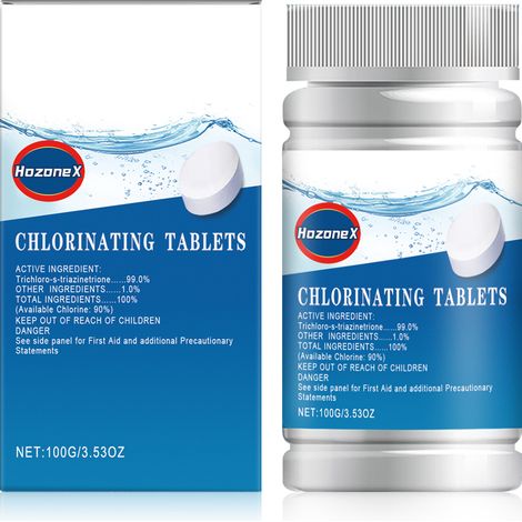 Brausetabletten für die Poolreinigung, die Erhaltung der Wasserqualität und ein angenehmeres Schwimmerlebnis. Multifunktionale Brausetabletten – 100 g -- DE (1/5)