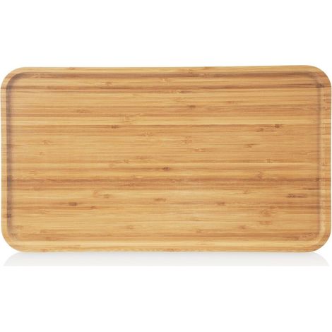 Rechteckige Bambusplatte für Snacks und Sushi-Vorspeisen, 44 cm (1/5)