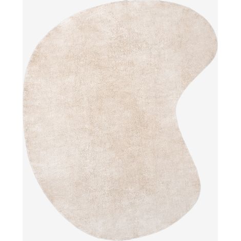 SKLUM Teppich aus Baumwolle (290x250 cm) Francine Creme-Beige