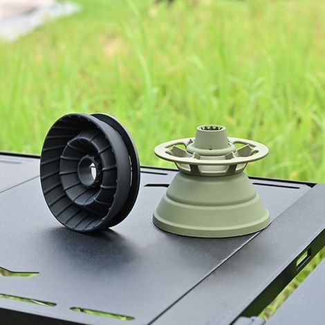 Filtros de café plegables de silicona - Negro y verde oliva - Juego de 2 (1/5)