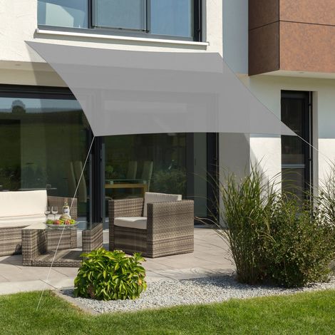 Schneider Sonnensegel Teneriffa silbergrau 360 x 250 cm Sonnensegel (1/3)